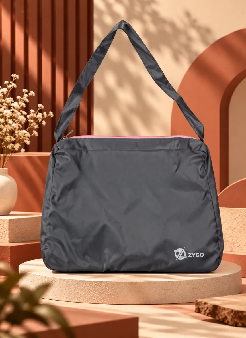 Foldable Everyday Tote Gray Bag