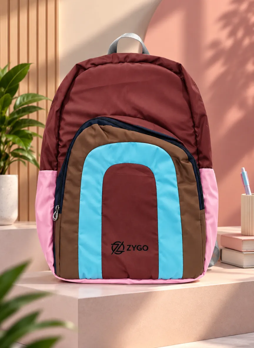 Zygo Multi-Color Vibrant Casual Backpack