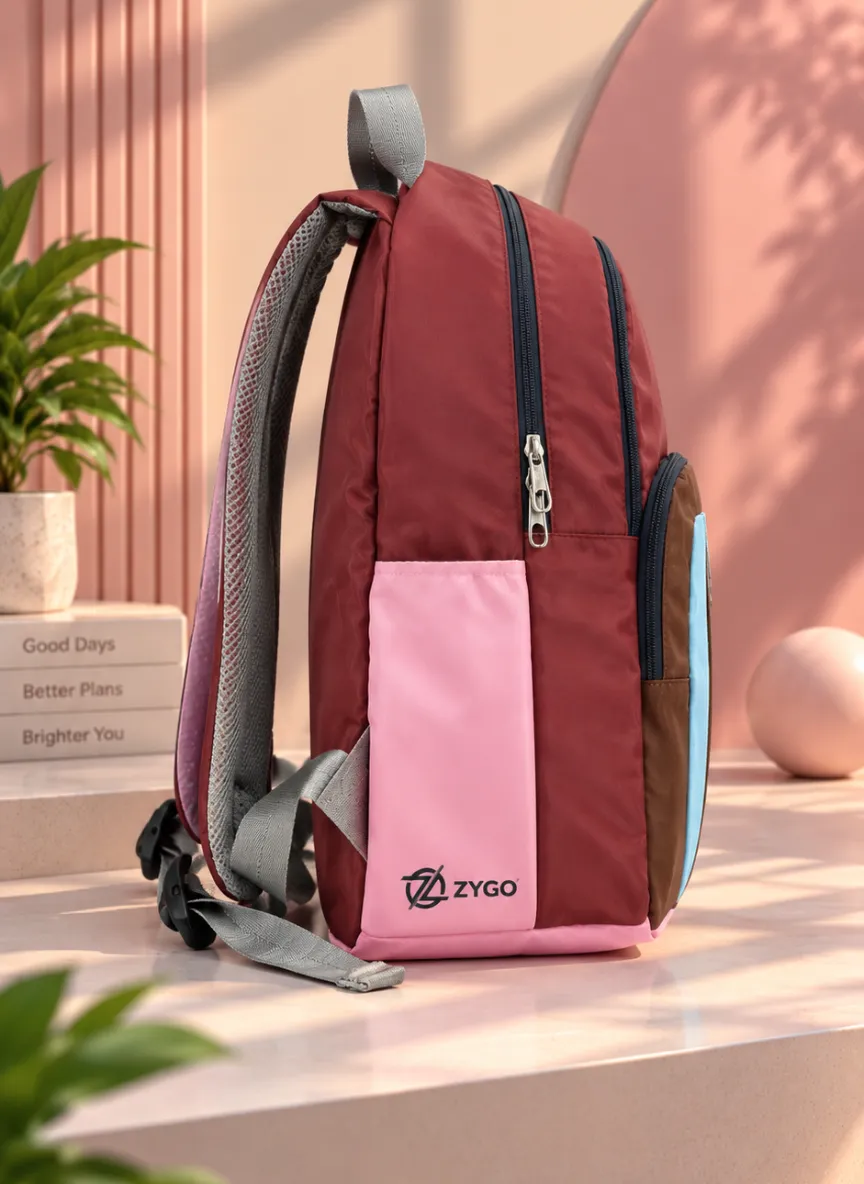 Zygo Multi-Color Vibrant Casual Backpack - Image 3