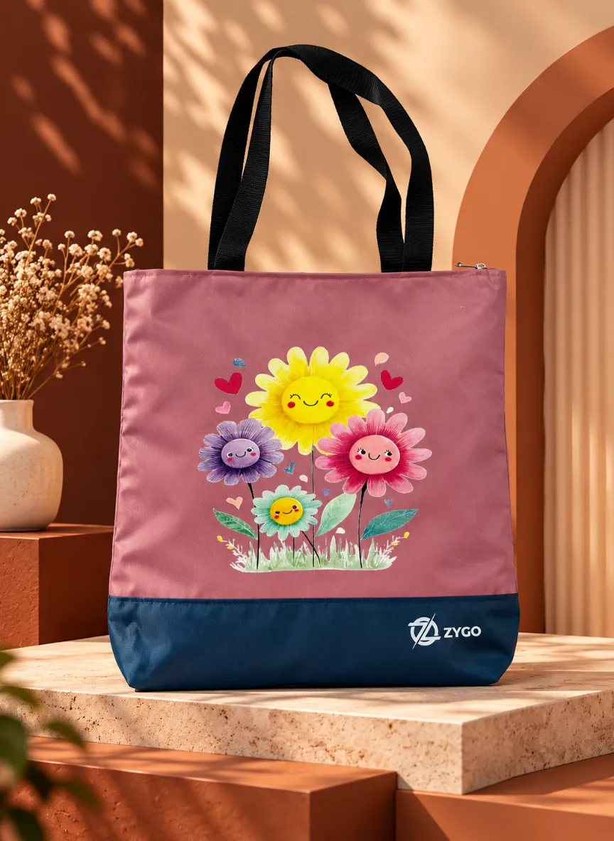 Zygo Zipper Tote Utility Flower Bag