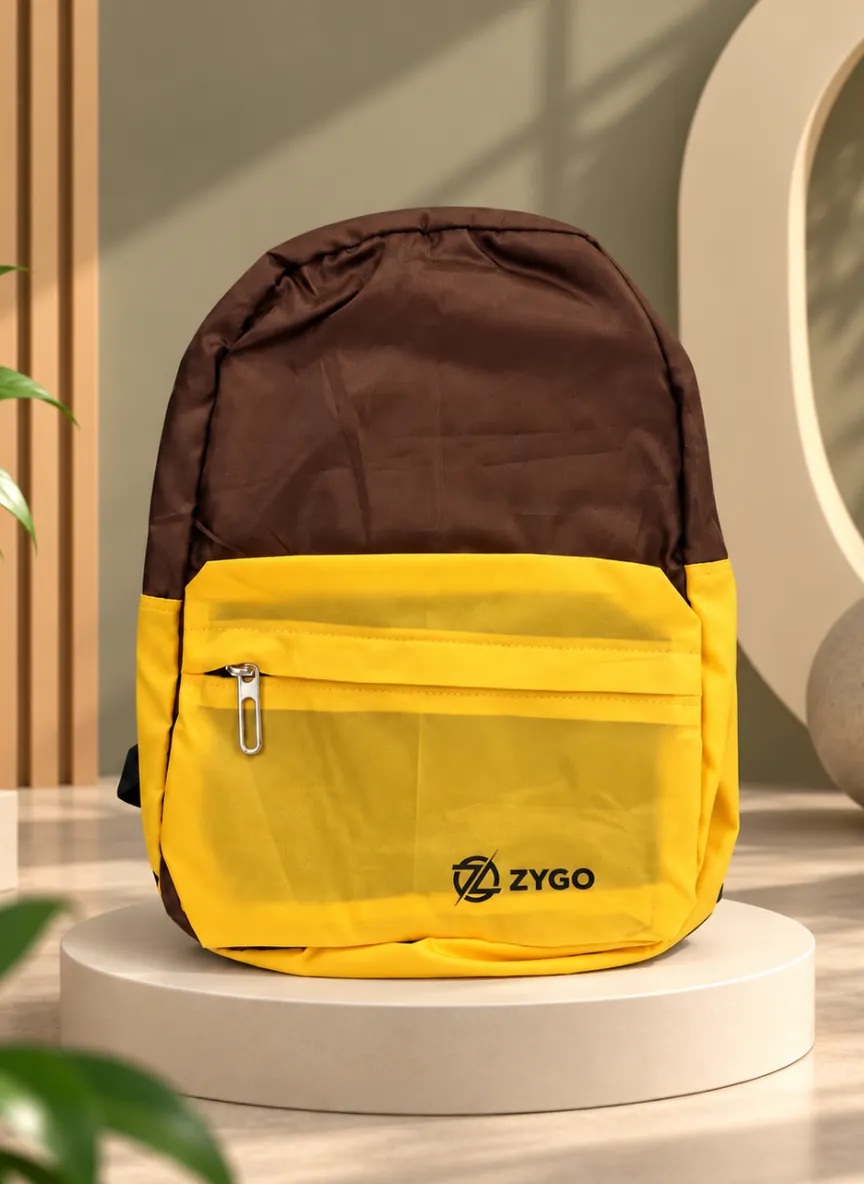 ZYGO Brown Yellow Everyday Backpack
