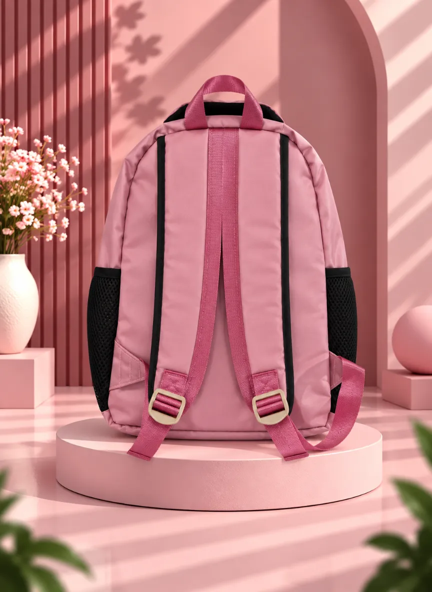 ZYGO Rose Pink Multi-Zip Backpack - Image 4